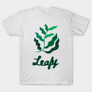 Leafy illustration T-Shirt